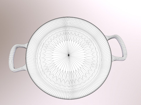 Le Creuset Pan 3D Model