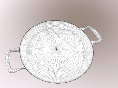Le Creuset Pan 3D Model