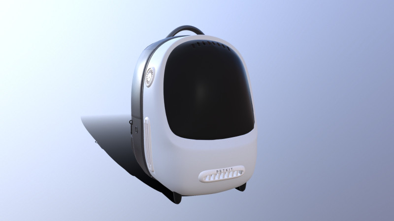 PET KIT Bag 3D Model .c4d .max .obj .3ds .fbx .stl .blend 