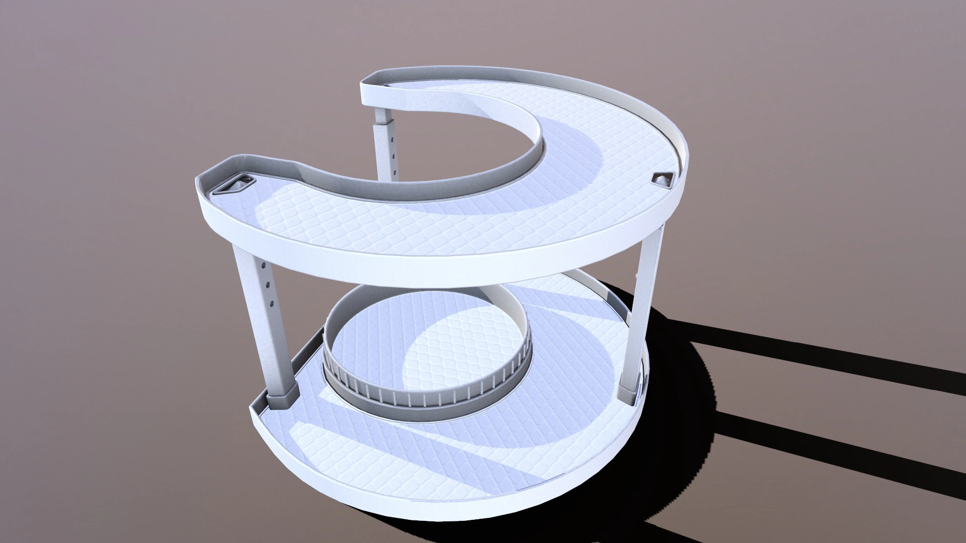 Racks Rotating Holder 3D Model .c4d .max .obj .3ds .fbx .stl .blend 