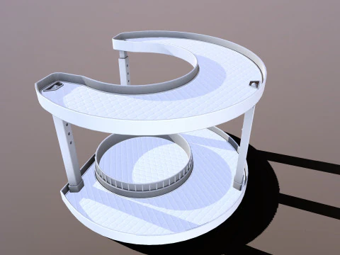 Rak Berputar Pemegang Model 3D