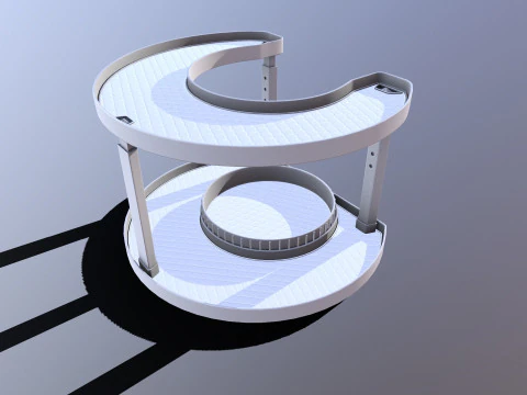 Racks Rotating Holder 3D Model