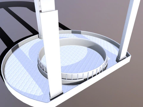 Racks Rotating Holder 3D Model