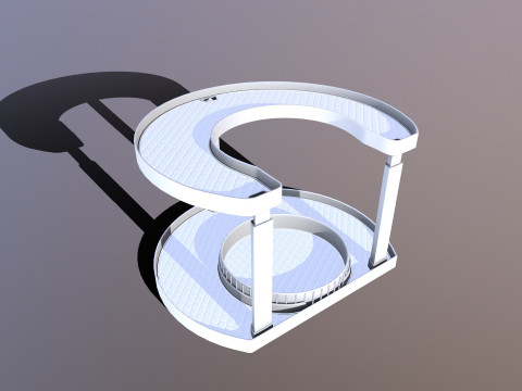 Uchwyt obrotowy do stojak&oacute;w Model 3D