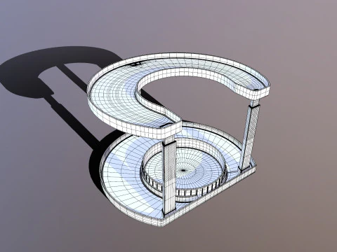 Racks Rotating Holder 3D Model