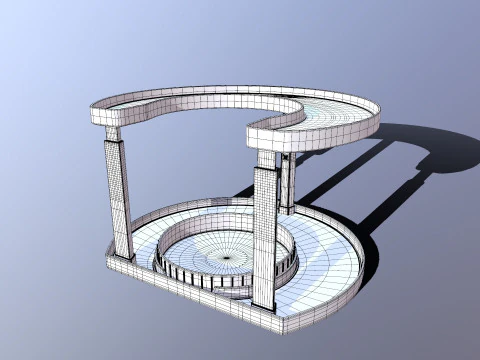 Racks Rotating Holder 3D Model