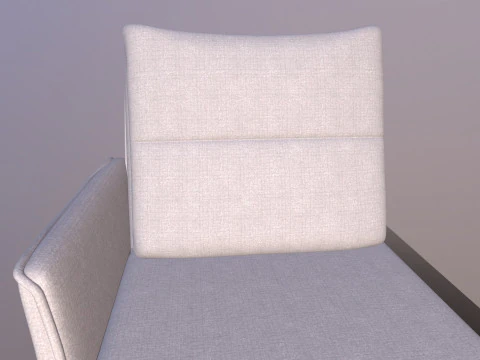 Recliner Ottoman Chaise longue 3D Model