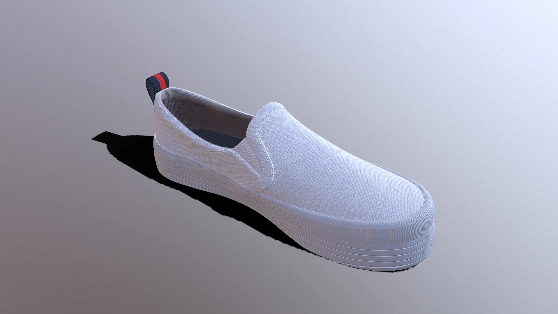Sperry Sneakers Shoe 3D Model .c4d .max .obj .3ds .fbx .stl .blend 