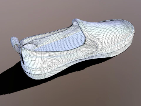 Sperry Sneakers Shoe 3D Model