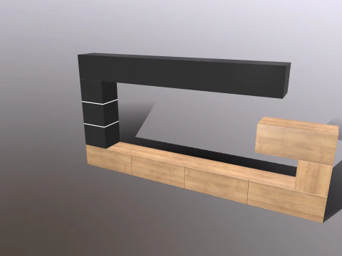 TV Unit 3D Model