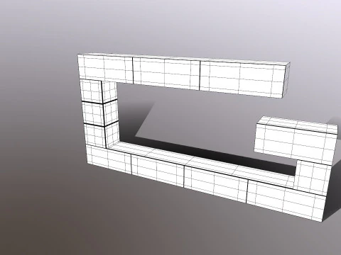 TV Unit 3D Model