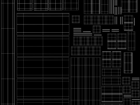 Телевізійний блок 3D Модель