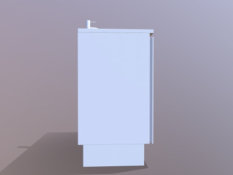 Vanit&eacute; de salle de bain Modèle 3D