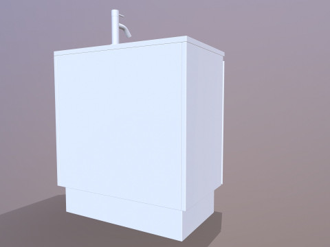 Vanit&eacute; de salle de bain Modèle 3D