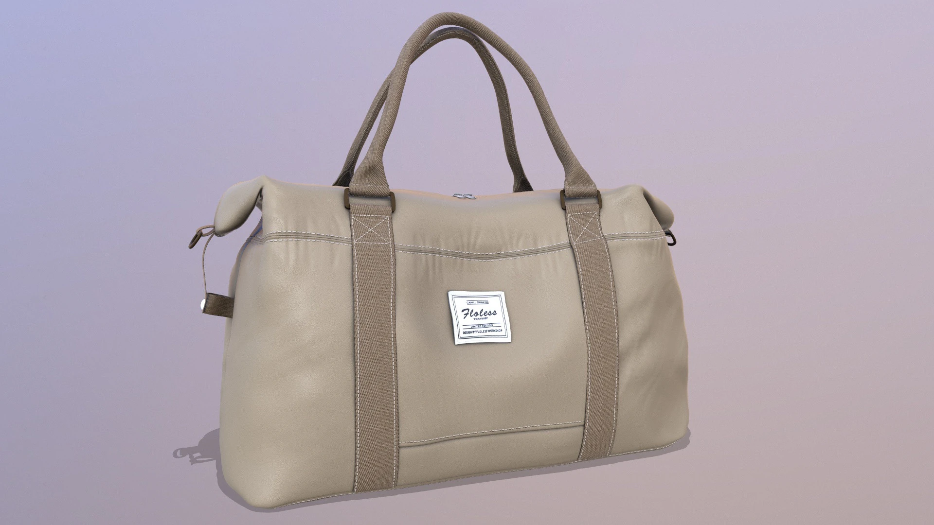 FLOLESS Travel Bag 3D Model .c4d .max .obj .3ds .fbx .stl .blend