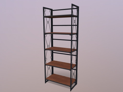 Kitchen Racks 3D Model
