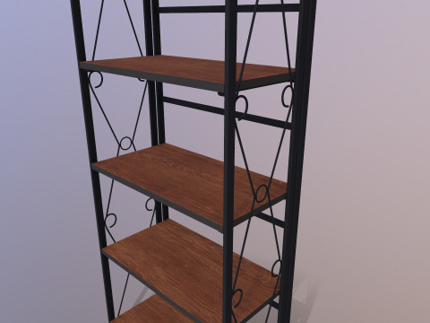 Kitchen Racks 3D Model