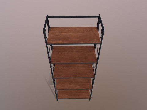 Kitchen Racks 3D Model