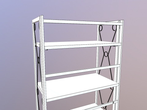 Kitchen Racks 3D Model