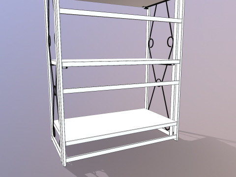 Kitchen Racks 3D Model