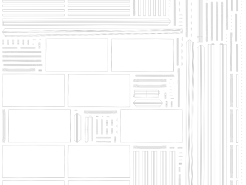 Kitchen Racks 3D Model