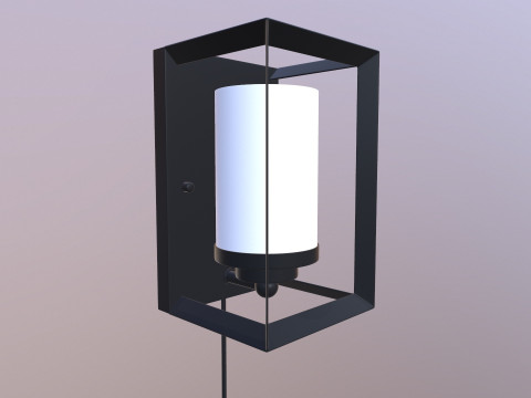 L&aacute;mpara de pared Modelo 3D