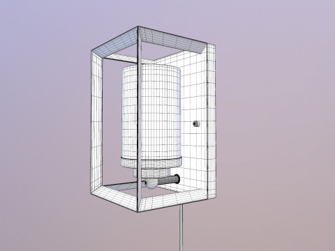 L&aacute;mpara de pared Modelo 3D