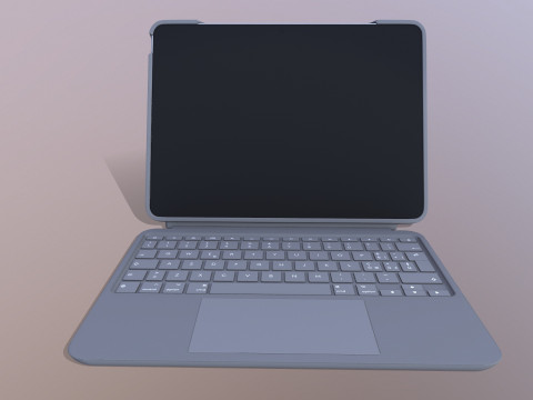 로지텍 COMBO TOUCH 태블릿 3D 모델