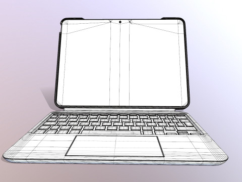 Планшет Logitech COMBO TOUCH 3D Модель