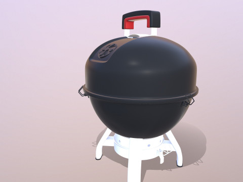 केतली ग्रिल 3D मॉडल