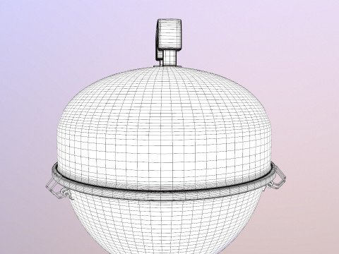 केतली ग्रिल 3D मॉडल