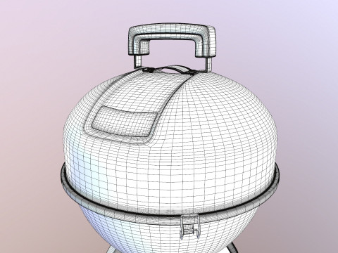केतली ग्रिल 3D मॉडल