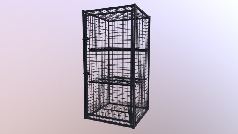 Rescue Cage 3D Model .c4d .max .obj .3ds .fbx .stl .blend 