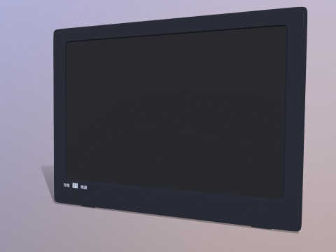 Mały przenośny telewizor Model 3D