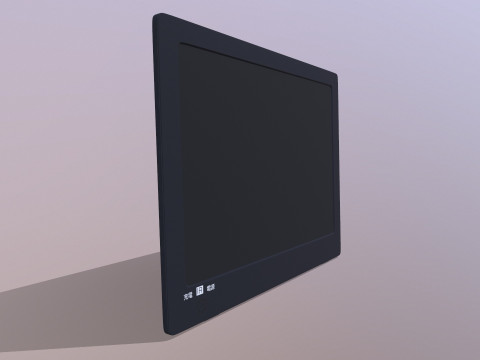 Small Portable TV 3D Model