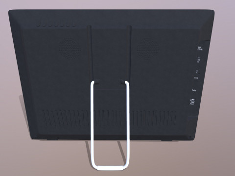 Small Portable TV 3D Model