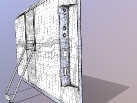 Small Portable TV 3D Model