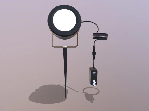 Luce a punta Modello 3D