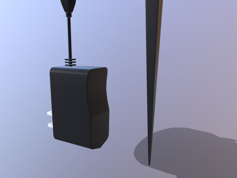 Cahaya Lonjakan Model 3D