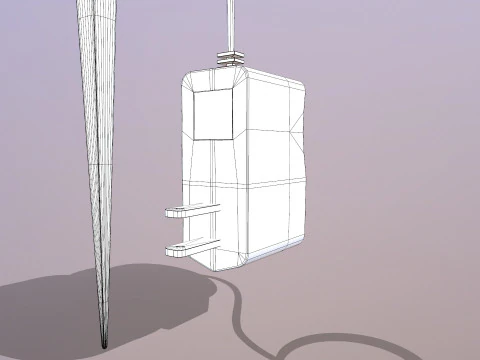 Luce a punta Modello 3D