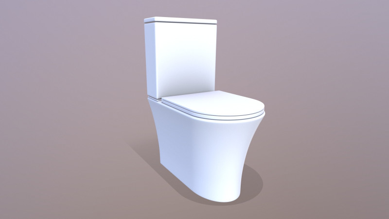 Toilette Modello 3D .c4d .max .obj .3ds .fbx .stl .blend