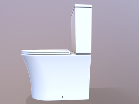 Toilette Modello 3D