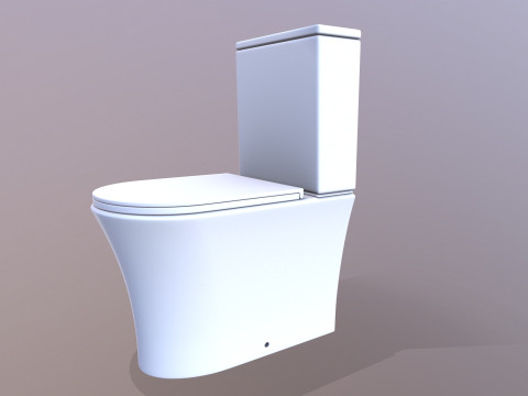 Toilette Modello 3D