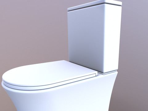 Toilette Modello 3D