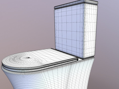 Toilette Modello 3D