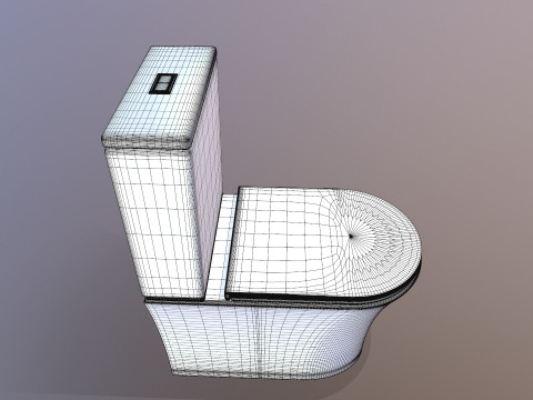 Toilette Modello 3D