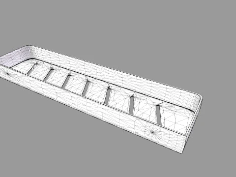 Rack Wall Mounted 3D Model