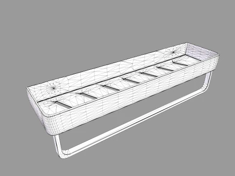 Rack Wall Mounted 3D Model