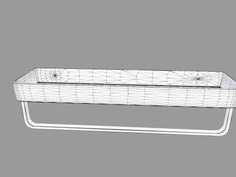 Rack Wall Mounted 3D Model