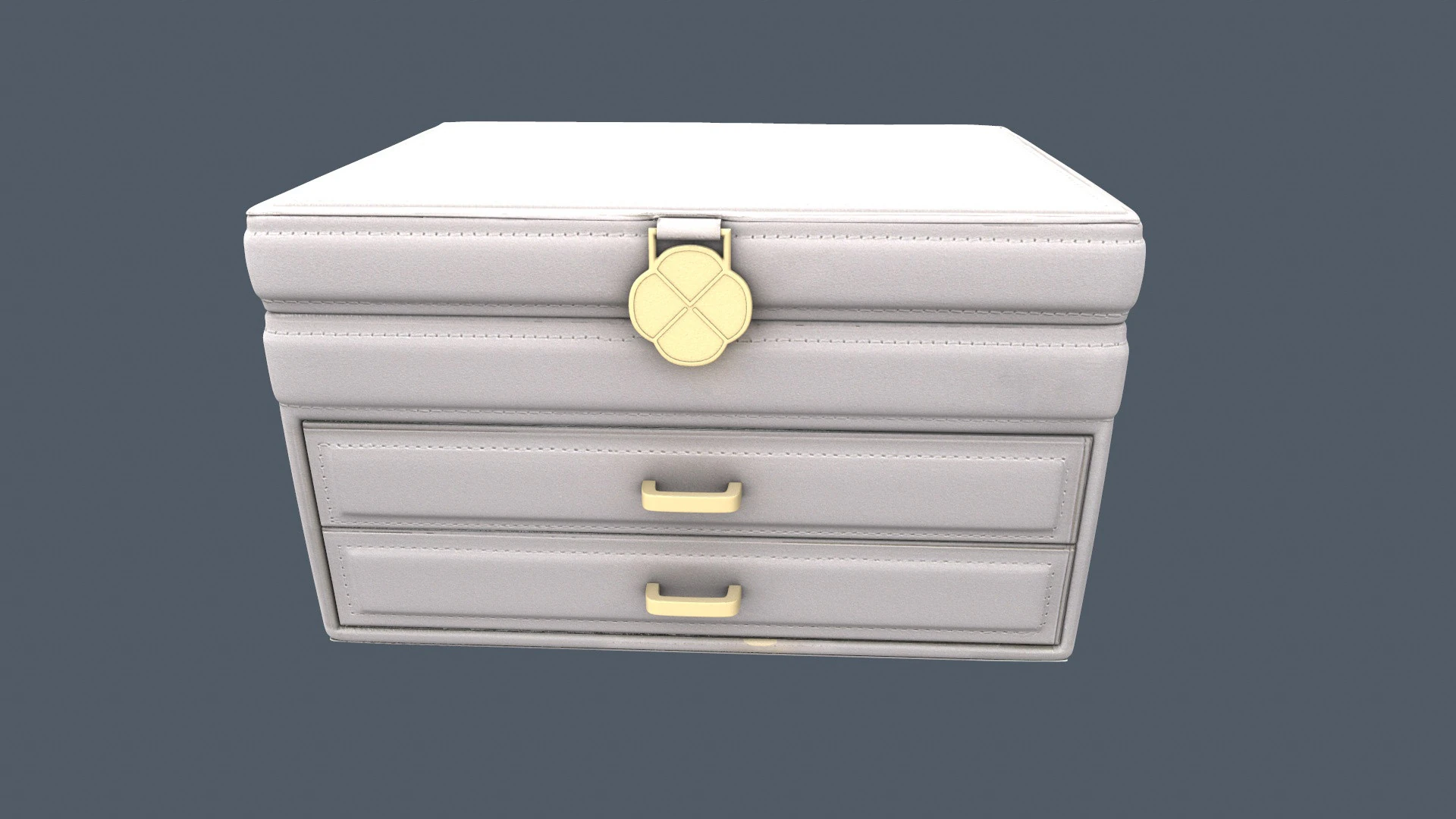 Jewelry Box 3D Model .c4d .max .obj .3ds .fbx .stl .blend 